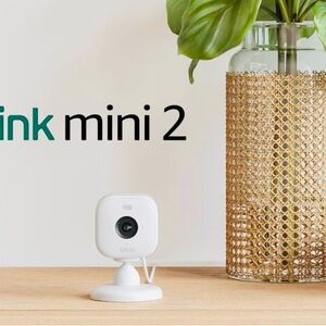 Blink Mini 2 Indoor Security Camera - White